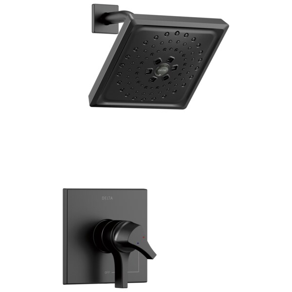 Zura Monitor 17 Series H2Okinetic Shower Trim Matte Black